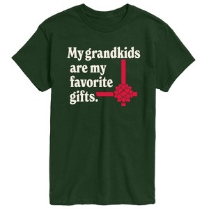 Men's - Instant Message - Grandkids Favorite Gift Short Sleeve Graphic T-Shirt - 1 of 4