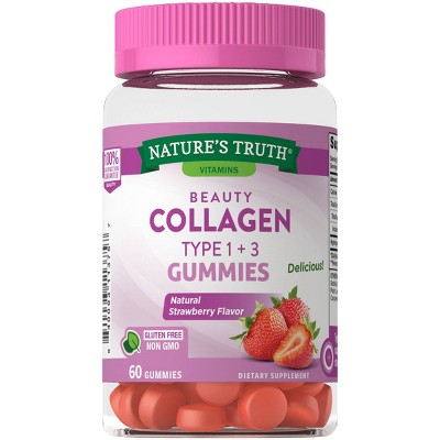 Nature's Truth Beauty Collagen Type 1 + 3 Gummies - 60ct