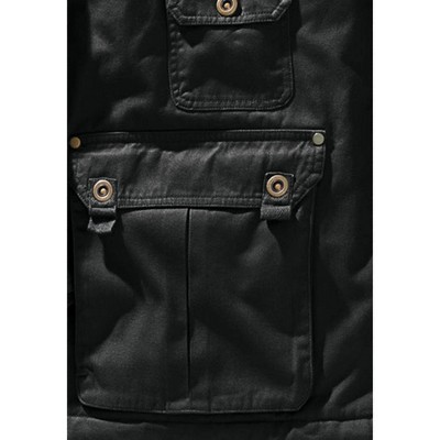 Boulder Creek by KingSize 9 Pocket Twill Utility Jacket With Removable Hood - 5XL, Olive — фото 4