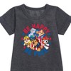 Girls' - Paw Patrol - Americana Graphic Short Sleeve Fleece Dress - 2 of 4
