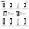Livex Lighting Barrett 1 - Light Wall Light in  Black - 3 of 4