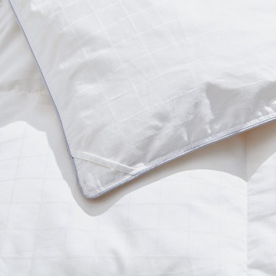 Full White Cotton Down Comforter with Goose Feather Fill