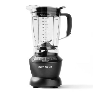 NutriBullet Blender 1200 Watts: Countertop Smoothie Blender, 64oz Capacity, 3 Speeds, Stainless Steel Blades, Dark Gray - 1 of 4