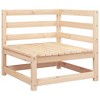 vidaXL Garden Sofa Pine Wood Color Solid Pine Wood 27.6x27.6 Modular - 2 of 2