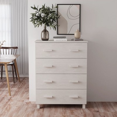 vidaXL Sideboard HAMAR White 31.1 in.x15.7 in.x40.7 in. Solid Wood Pine