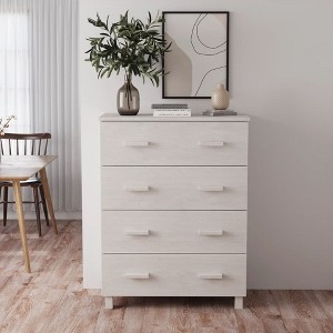 vidaXL Sideboard HAMAR White 31.1 in.x15.7 in.x40.7 in. Solid Wood Pine - 1 of 4