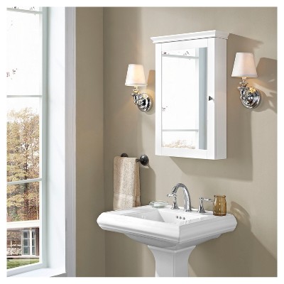 target white bathroom cabinet