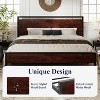 Platform Bed Frame with Headboard and Footboard Under Bed Storage No Box Spring Needed 12 Metal Slats Noise Free - 4 of 4