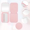Unique Bargains Durable Foldable Mirror Comb for Curly Straight Hair 1 Pc - 3 of 4