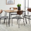 Lexzandra Dining Table - DTB5805A - Natural/Black - Safavieh - 3 of 4