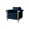 ChaletPosh Velvet Chair - 3 of 4