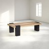 Royal Hampton Wide Rectangular Top Handcrafted Coffee Table, 60 Inch - 3 of 4