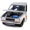 1970 Nissan Datsun 510 #28 Silver Metallic and White with Red "Texaco Special Edition" 1/64 Diecast Model Car by Greenlight - 2 of 4