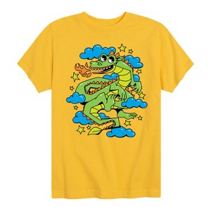 Boys' - Instant Message - I'm A Dragon In The Clouds Short Sleeve Graphic T-Shirt - 1 of 4