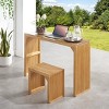 Dexmalle Pine Dining Bench and Table - 2 of 4