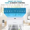 Costway 5000 BTU (8000 BTU ASHRAE) Portable Air Conditioner 4-in-1 AC Unit with Cool Fan Dehum Sleep Mode - 4 of 4