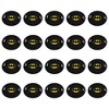 Slippery Racer Downhill Pro Heavy Duty Cold Resistant Batman Adults and Kids Plastic Saucer Disc Snow Sleds with Handles, 20 Pack, Black - 2 of 4