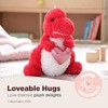 Bearington T-Riffic The Love Dinosaur Valentine's Day Plush, 12 Inches Red Stuffed Animal with Soft Fur - 3 of 4