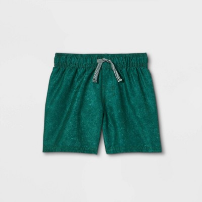 Toddler Boys' Swim Shorts - Cat & Jack™ Green 12M