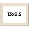 PosterPalooza | 13x9.5 Wide Barnwood Picture Frame, UV Acrylic, 6 Finishes - Grey, Brown, White, and Black - 2 of 4