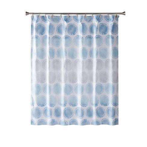 Swag Circles Shower Curtain Blue Saturday Knight Ltd Target