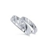 Pompeii3 1/4ct His & Hers Diamond Ring Set 10K White Gold - 2 of 4
