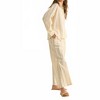 Women's Maya Striped Button Down Top - MIOU MUSE - 3 of 4