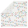 Juvale 100 Pack Christmas Paper Napkins, Christmas Lights Holiday Party Supplies, 6.5 x 6.5 Inches Christmas Cocktail Napkins - 4 of 4