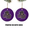 Whittier College Primary Logo Porcelain Holiday Christmas Tree Ornament - 2 of 4