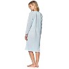 Casual Nights Women's Long Sleeve Pointelle Embroidered/Square Neck Nighgown - 3 of 4