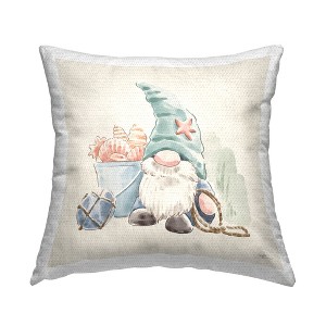 Stupell Industries Summertime Gnome Beach Shells, 18 x 18 - 1 of 3