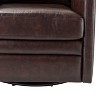 Set of 2 Hugo Transitional Wooden Upholstered Swivel Chair With Metal Base For Bedroom And Living Room| ART OF LIVING DESIGNS - 4 of 4