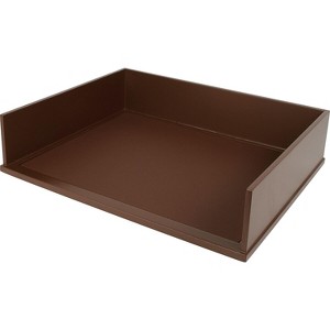 Victor Technology Technology Wooden Letter Tray Mocha Brown (B1154) - 1 of 3