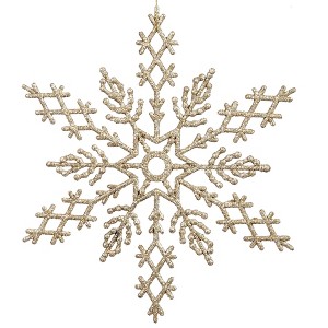 Vickerman Glitter Snowflake Ornament - 1 of 4
