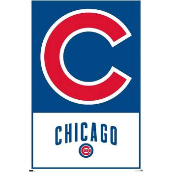 Trends International Mlb Chicago Cubs - Logo 16 Unframed Wall Poster ...