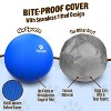 GoSports Medium to Large Dog Herding Ball with Bite-Proof Cover - 25 Inch Blue - 3 of 4