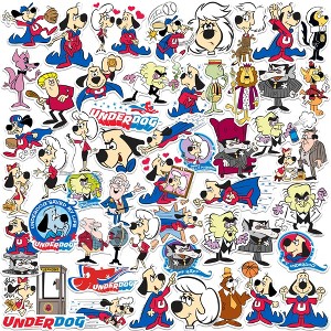 Underdog 50ct Vinyl Large Deluxe Stickers Variety Pack - 1 of 4