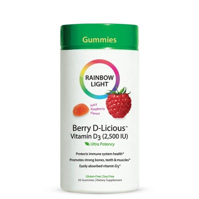 Rainbow Light Berry Vitamin D3 Gummies - 50ct