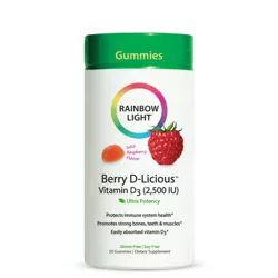 Rainbow Light Berry Vitamin D3 Gummies - 50ct