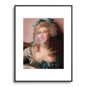 Jonas Loose BUBBLEGUM PRINCESS Metal Framed Art Print - Deny Designs - 1 of 4