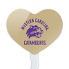 Western Carolina Catamounts Heart Love Cupcake Picks Toppers Decoration Set of 6 - 2 of 4