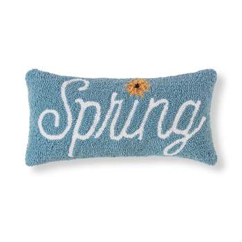 C&F Home 10" x 20" Spring Flower Hooked Pillow