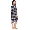 Ashford & Brooks Women's Flannel Plaid Long Sleeve Nightgown - 2 of 4
