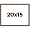 PosterPalooza | 20x15 Bamboo Picture Frame, UV Acrylic, 4 Finishes - Brown, Black, Gold, and Natural - 2 of 4
