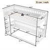 KWPZQEB Bunk Bed, Kids Solid Wood Bed Frame with Ladder and Guardrail, Wooden Slats, Space Saving, No Box Spring - 4 of 4