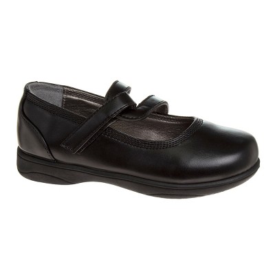 French Toast Girls' Strapped Heart School Shoes - Black, 8 : Target