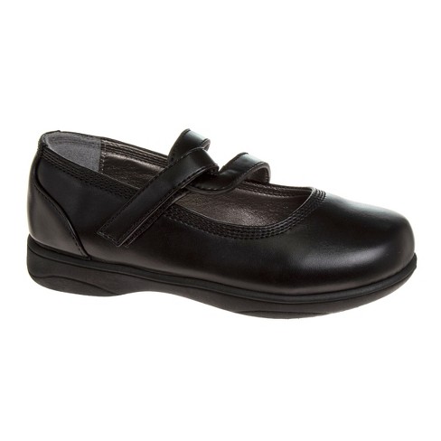 French Toast Girls' Strapped Heart School Shoes - Black, 2 : Target