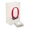 Lumabase 6ct Battery Operated Luminaria Kit with Timer JOY - 3 of 3