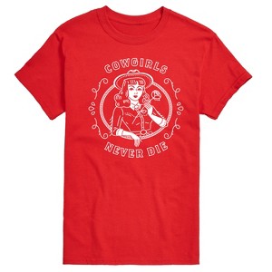 Men's - Country Casuals - Cowgirls Never Die Short Sleeve Graphic T-Shirt - 1 of 4