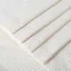 Soft Microfiber Fabric Shower Curtain or Liner with Decorative Embossed Pattern, Water Repellent - 2 of 4
